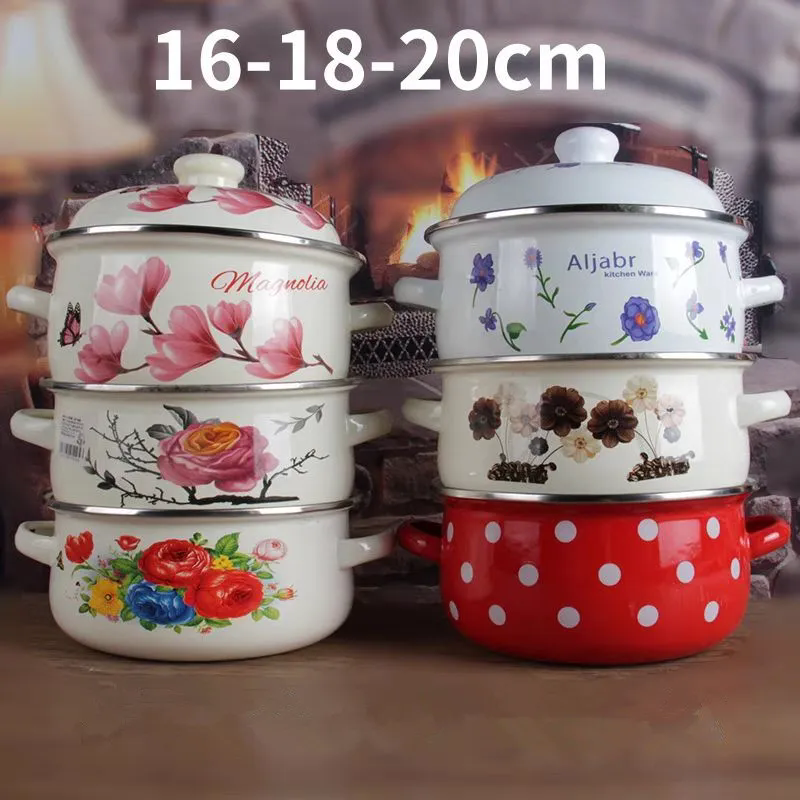 Baby Food Instant - Enamel Pot Baby Food Supplement Pot