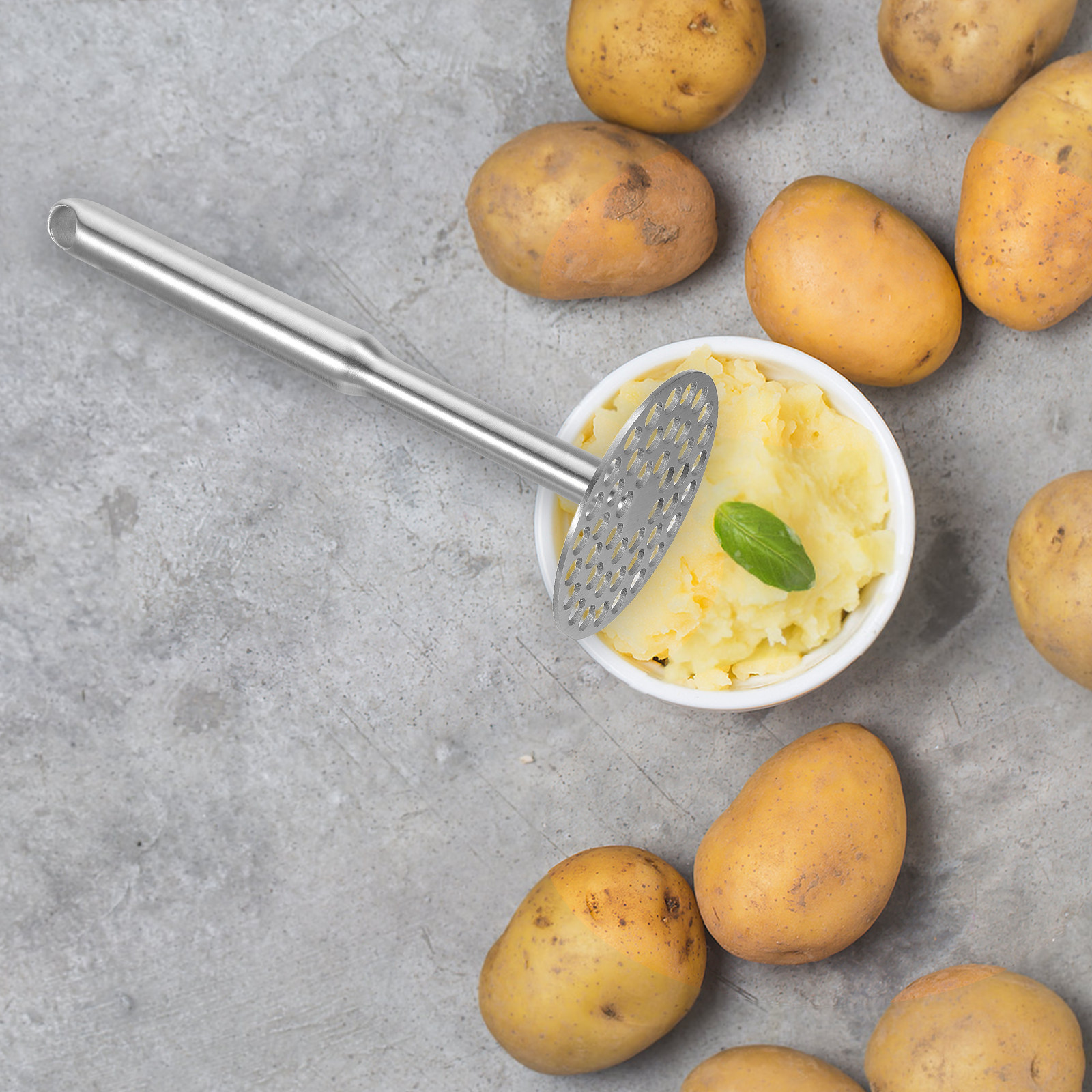Baby Food Banana - Effortless Mashing Stainless Steel Potato Smasher