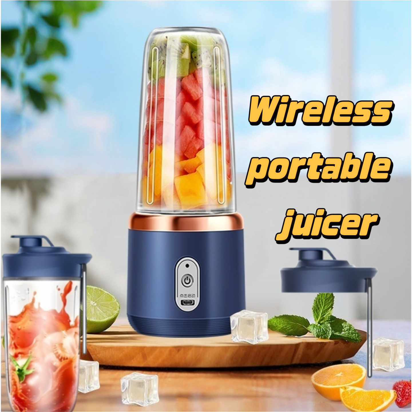 Baby Food Maker Baby Safe - USB Portable Mini Juicer Blender Handheld