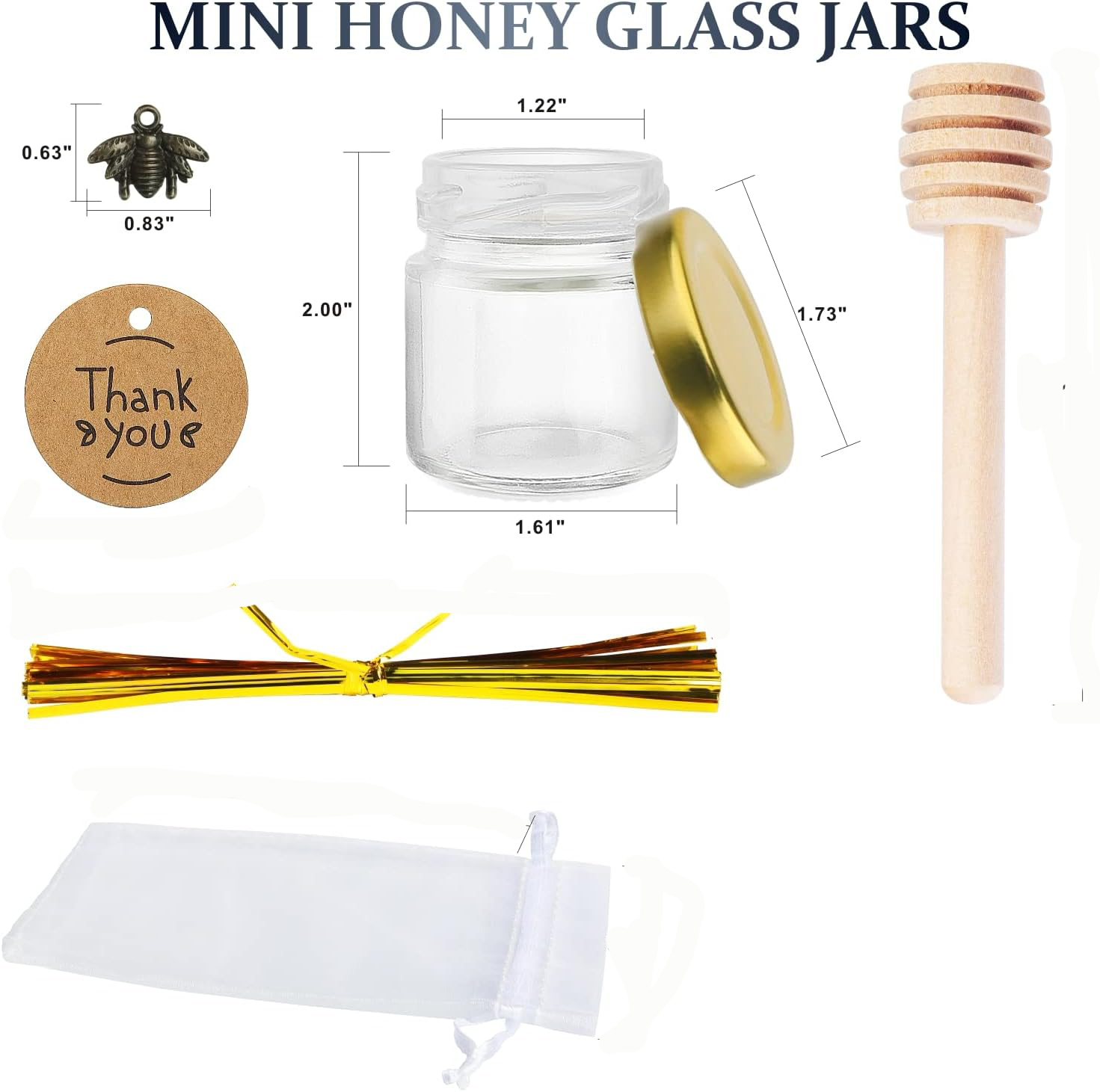 Mini Glass Honey Jars with Woo – Baby Food Jars Bewertung und Preis