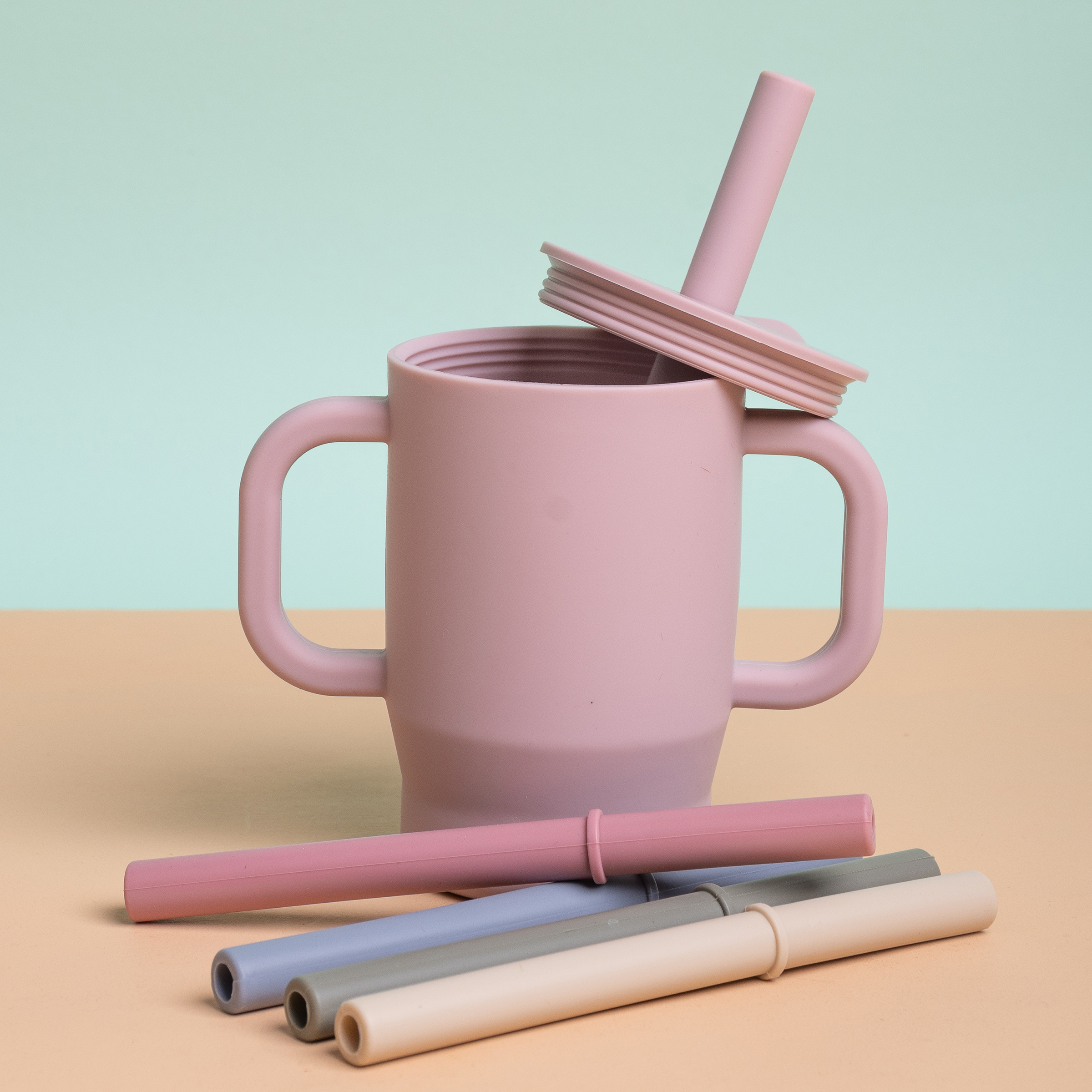 Morandi Color Silicone Straw,  – Baby Food Youtube Bewertung und Preis