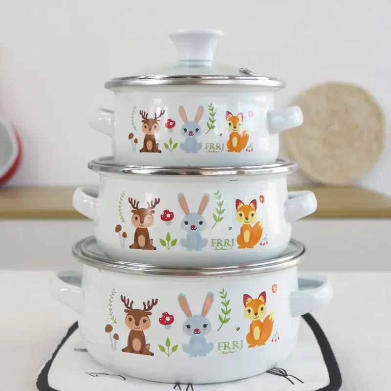 Kitchen Pot Three-piece Enamel – Baby Food Instant Bewertung und Preis