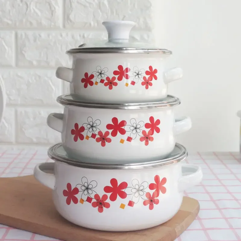 Kitchen Pot Three-piece Enamel – Baby Food Instant Bewertung und Preis