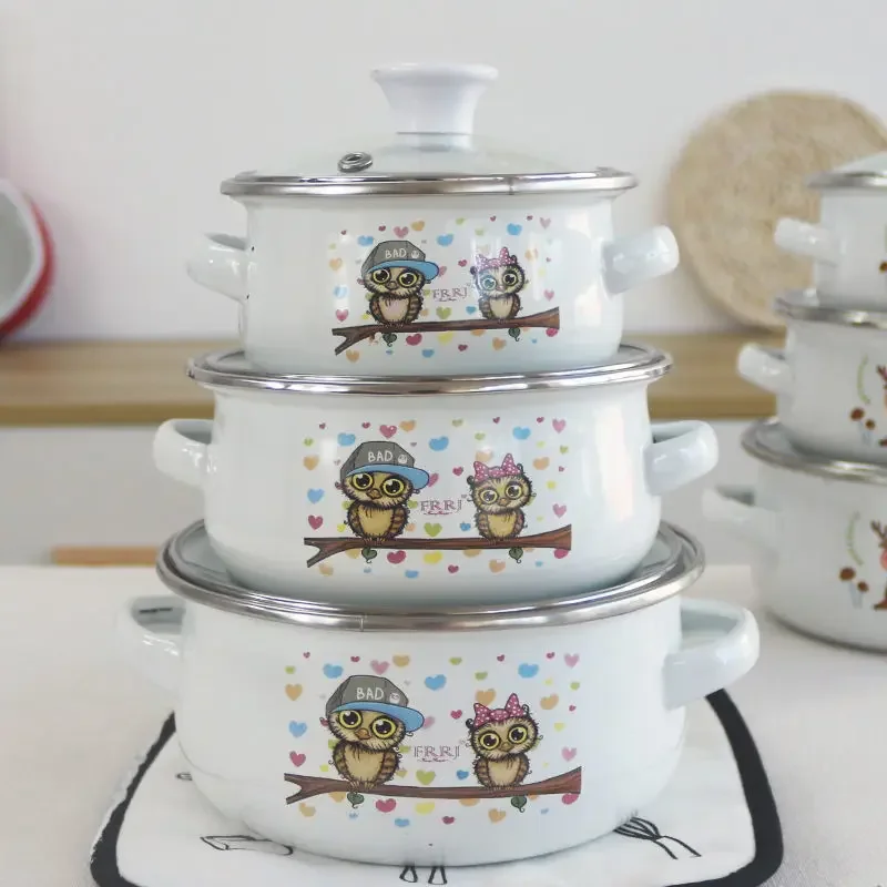 Kitchen Pot Three-piece Enamel – Baby Food Instant Bewertung und Preis
