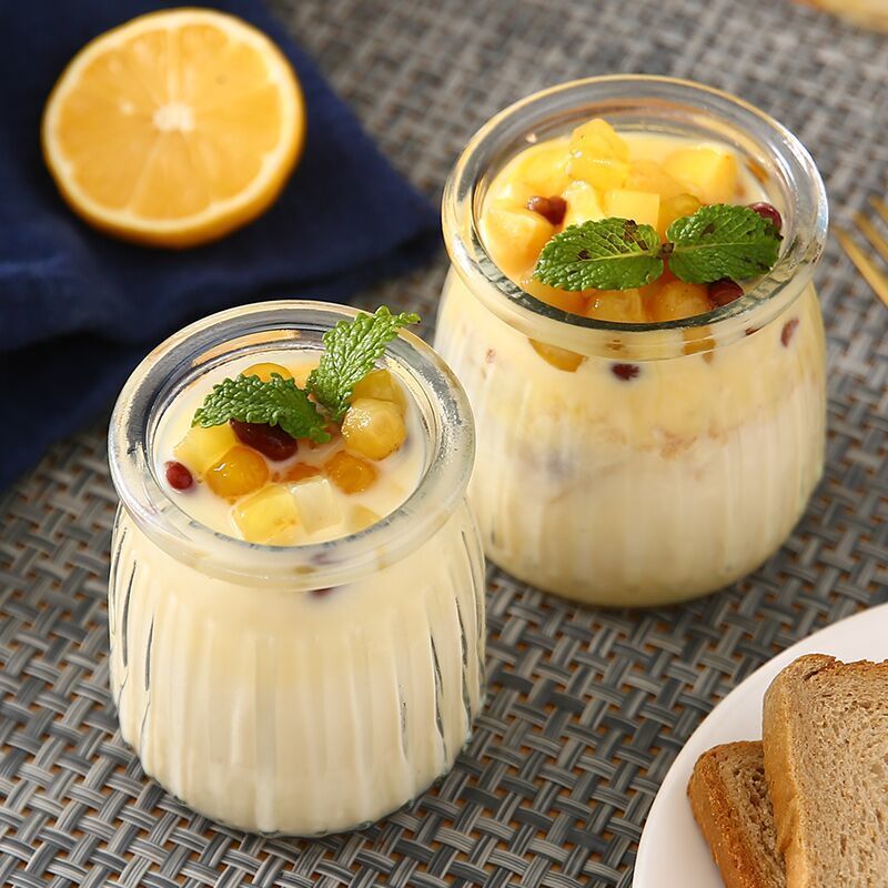 5pc Yogurt Pudding Glass Jar W – Baby Food Jars Bewertung und Preis