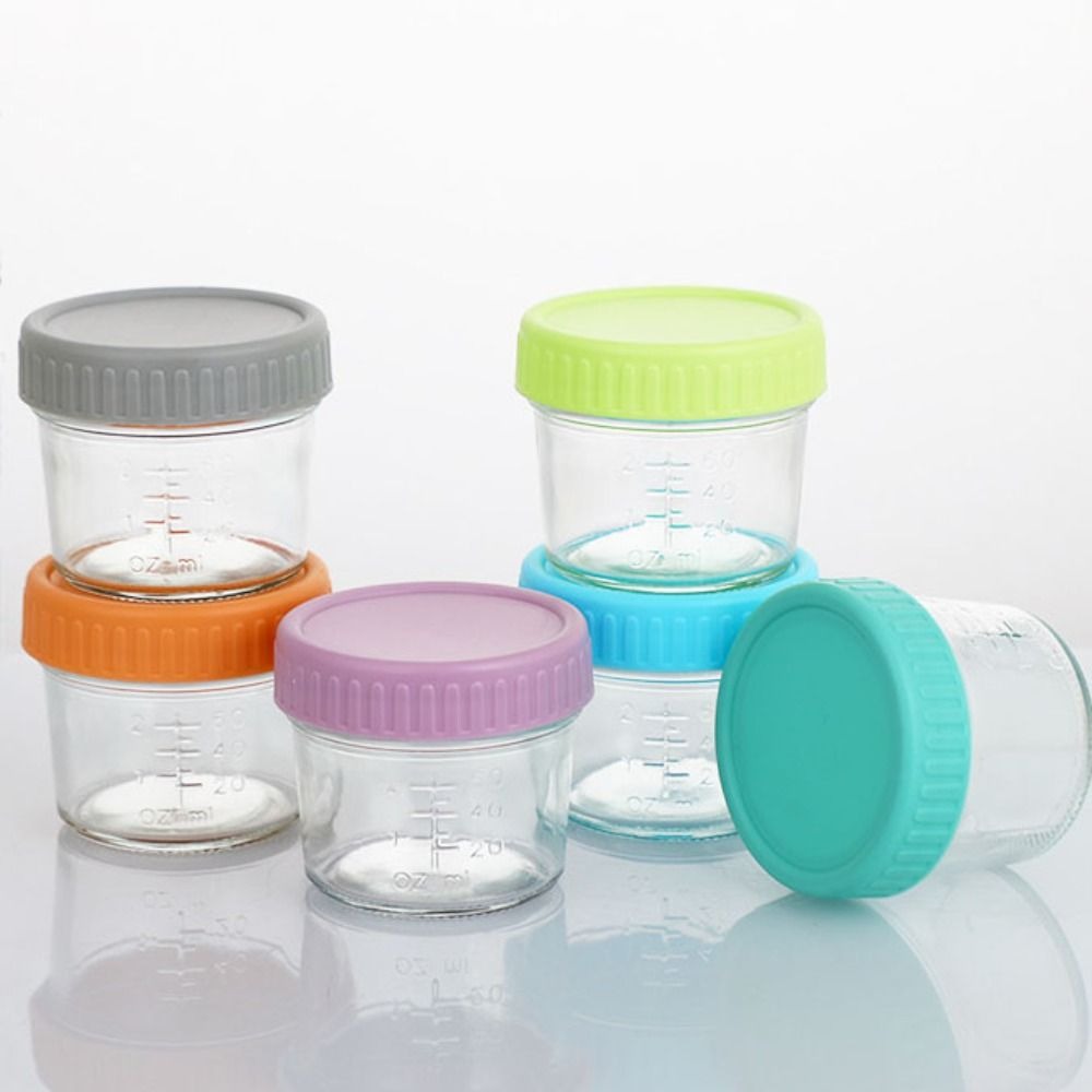 6pcs Glass Baby Food Jar Reusa – Baby Food Jars Bewertung und Preis