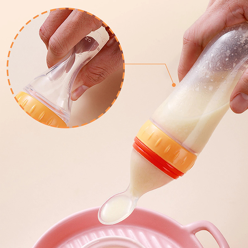 Squeezing Feeding Bottle Silic – Baby Food Jars Bewertung und Preis
