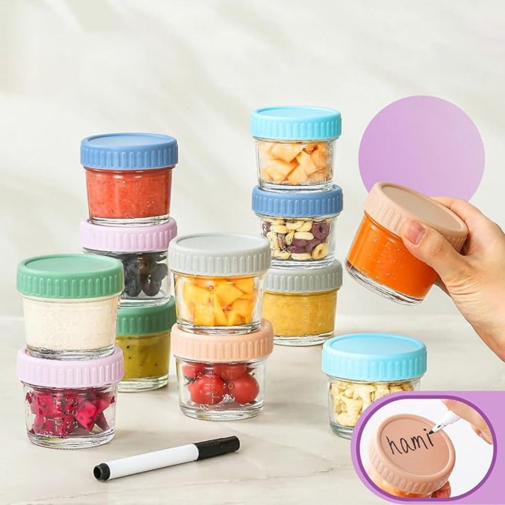 6pcs Mason Jar Glass Baby Food – Baby Food Jars Bewertung und Preis