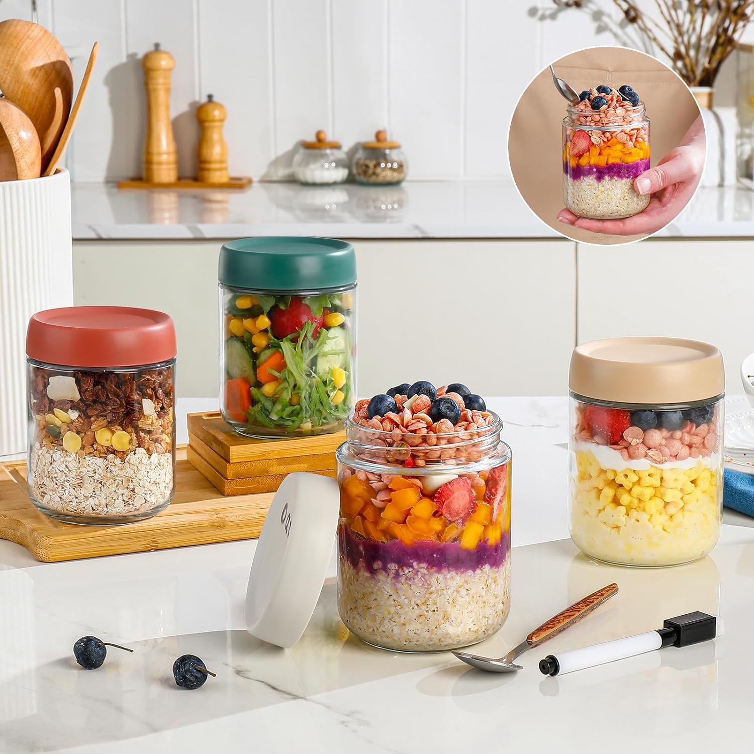 Glass Overnight Oats Container – Baby Food Jars Bewertung und Preis