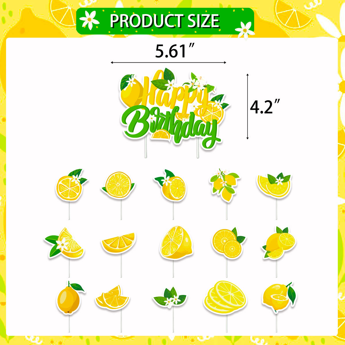 Lemon Cupcake Toppers Summer C – Baby 1 Year Food Bewertung und Preis