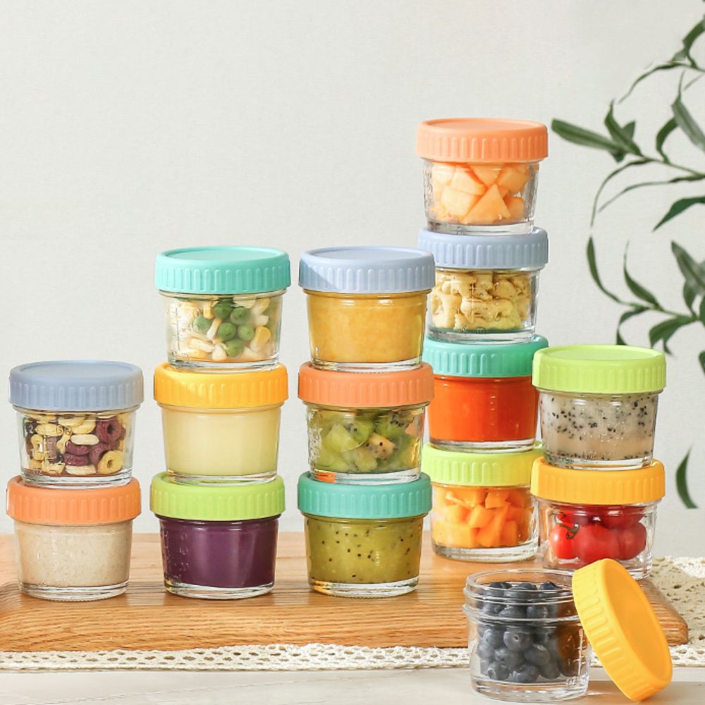 6pcs Mason Jar Glass Baby Food – Baby Food Jars Bewertung und Preis