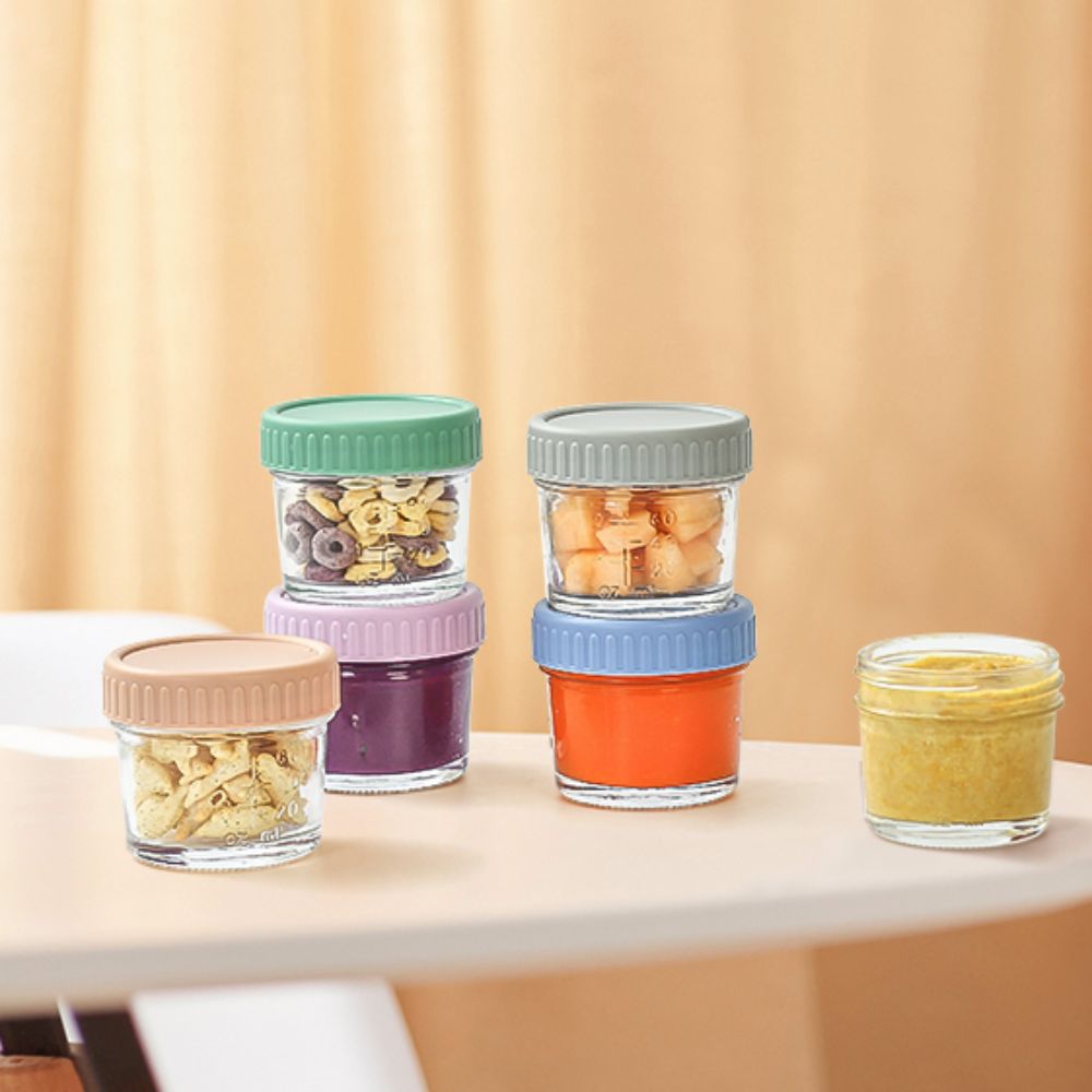 6pcs Mason Jar Glass Baby Food – Baby Food Jars Bewertung und Preis