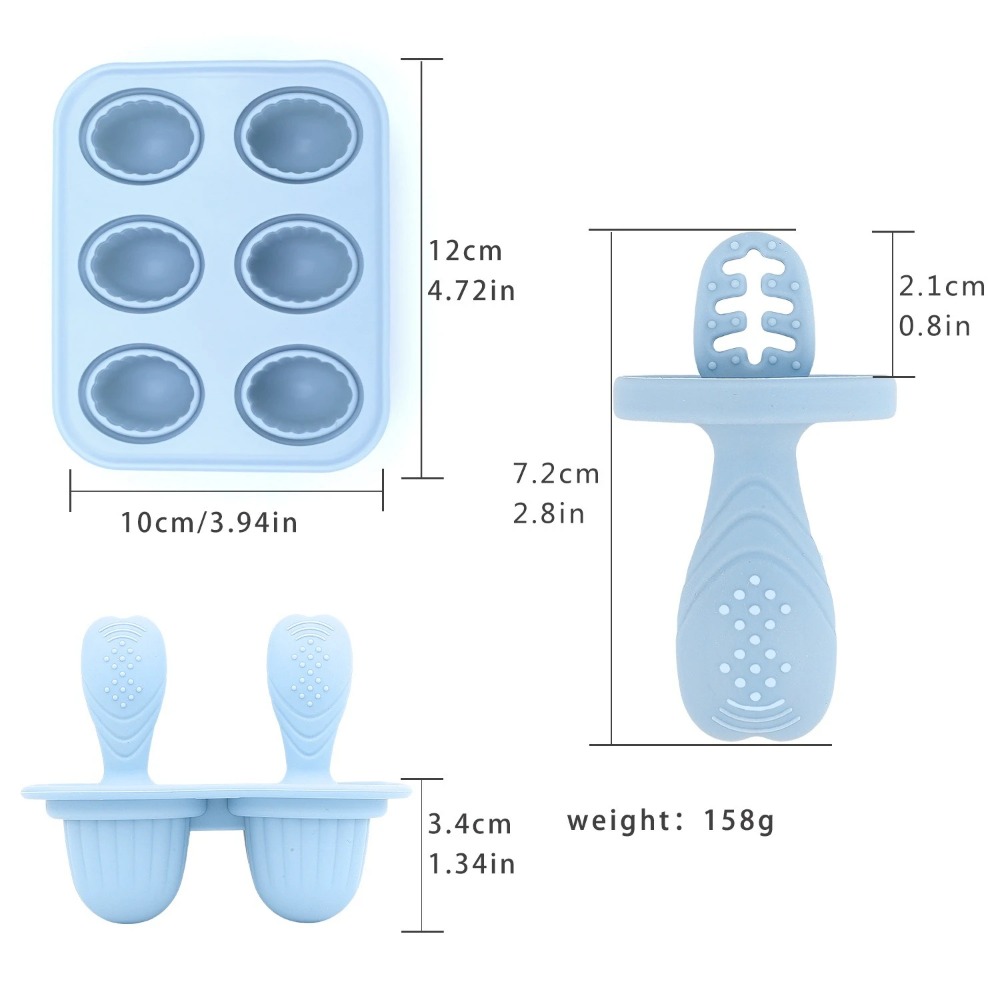6PCS Baby Teething Ice Molds F – Baby Food Maker Baby Safe Bewertung und Preis