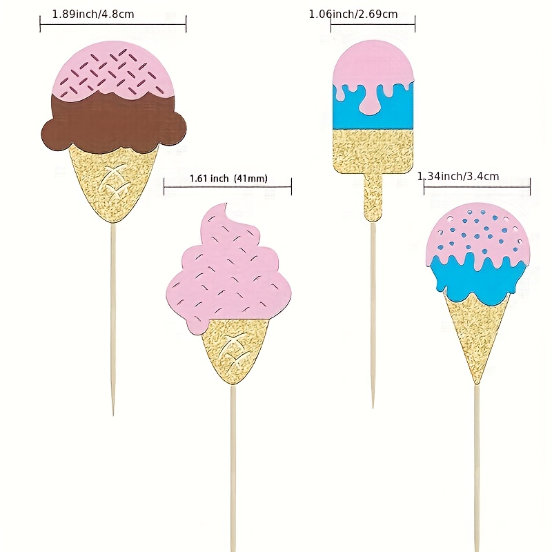 12Pc Glitter Ice Cream Cupcake – Baby 1 Year Food Bewertung und Preis