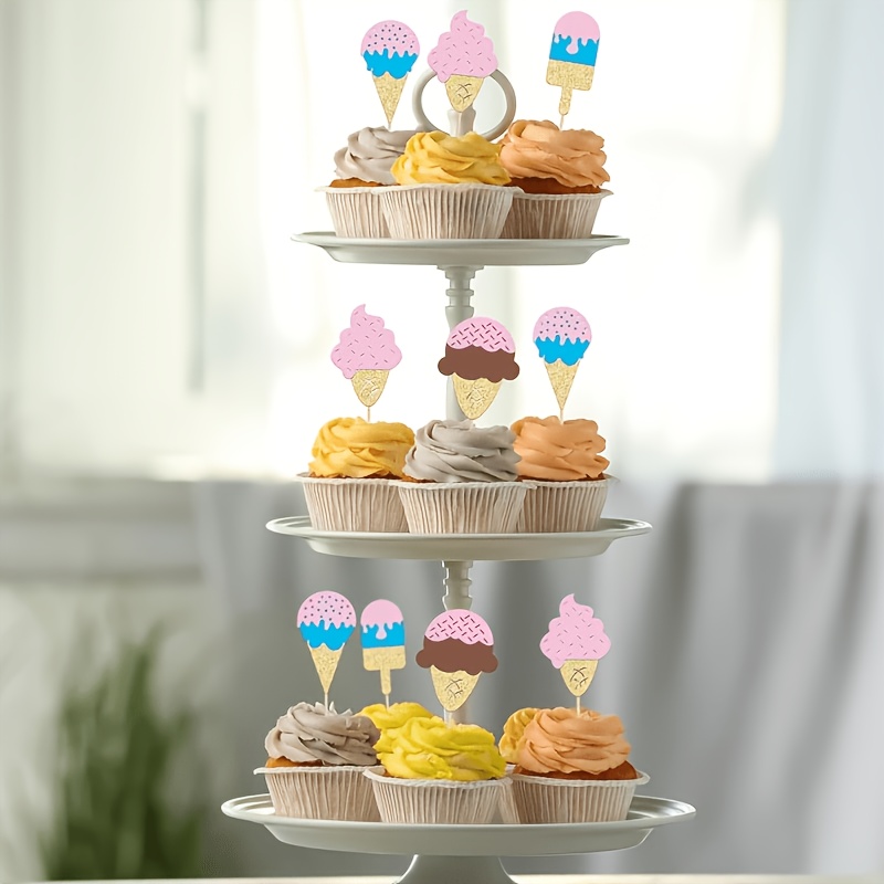 12Pc Glitter Ice Cream Cupcake – Baby 1 Year Food Bewertung und Preis